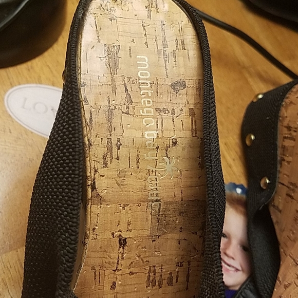 Montego Bay Club Wedge Elastic Strappy 6.5 Black - Picture 5 of 7